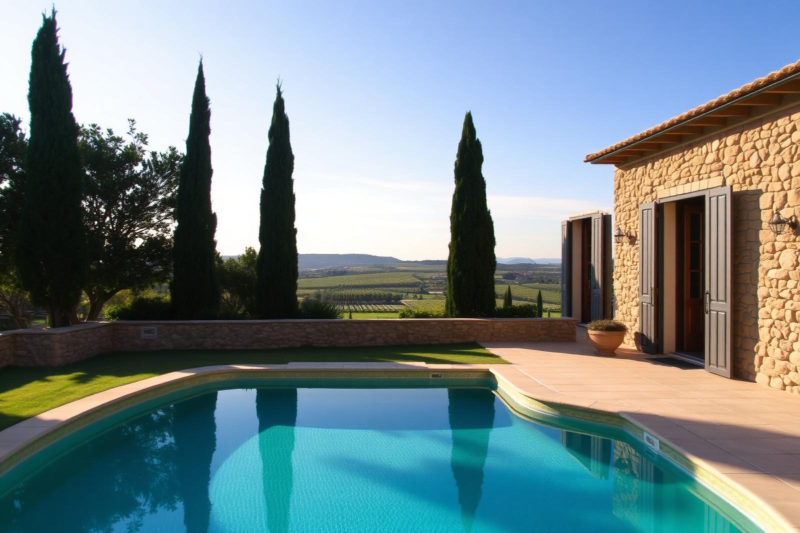 Private stone villa in the Var
